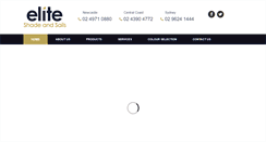 Desktop Screenshot of eliteshadeandsails.com.au